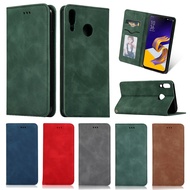Luxury Business PU Leather Casing Asus Zenfone 5 ZE620KL X00QD / 5z ZS620KL Z01RD Magnetic Flip Cover Wallet Case