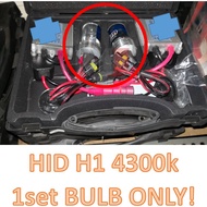 1set bulb H1 4300k HID Car 55W HID Xenon Head lamp light Bulb With ballast high/low beam headlight K
