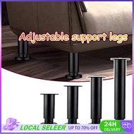 Adjustable Metal Table Leg kaki Meja Bed Leg Support 8/12/18/25/32/42cm No Punching Heavy Duty Furni