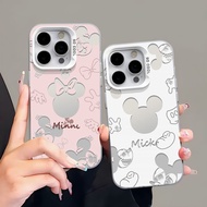 Mickey Phone Case Minnie Hollow iPhone 15 pro Phone Case i15 Apple 14Pro Phone Case i14 i13 12 11