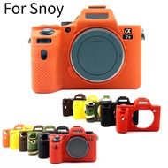 Rubber Silicon Case Body Cover Protector Soft Frame Skin For Snoy A72 A7R3 A7R4 A7M4 A7R5 A9II A7C