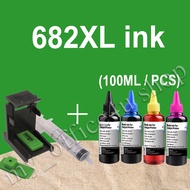 Compatible HP 682 ink  HP 682XL ink HP682XL refillable ink for HP 2775, 2776, 2777, 2779, 4100, 4177