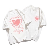 t shirt Love take it korean style kaos oversize wanita kaos wanita lengan pendek baju atasan wanita 