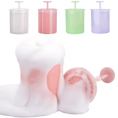 Foaming Clean Tool Simple Face Cleanser Shower Bath Shampoo Foam Maker Bubble Foamer Device Cleansin