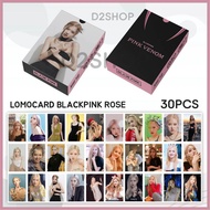30PCS LOMOCARD BLACKPINK PINKVENOM THE ALBUM JENNIE LISA ROSE JISOO / PHOTOCARD BLACKPINK / PHOTOCAR