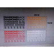 Cutting Sticker Sepeda DiamondBike MTB