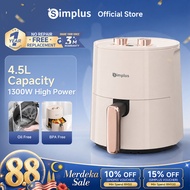 Simplus Oven Air Fryer | 4.5L Large Capacity | 1300W Power | 360° Rapid Air Circulation | Less Fat O