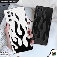 HP Case Huawei P30hp | P30 Pro | P30 Lite | P40 | Latest P40 Pro Fire Motif - Huawei P30 & P40 Serie