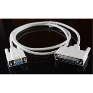 DB9 to DB25 rs232 Extension Printer Cable DB9 DB25 1.5m Transmission