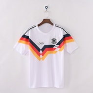 1990 Germany Home  Retro Edition  Football Jersey Short  Men's T-shirt