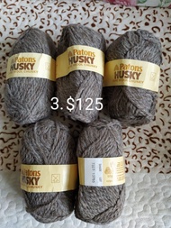 Patons Husky Pure Wool Chunky 英國製編織毛冷