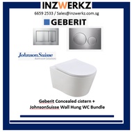 Geberit Concealed Cistern +Johnson Suisse Wall hung WC Bundles
