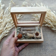 Ring bearer rustic ring Holder Size 15x10x5cm