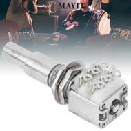 MAYIT 2PCS Concentric Potentiometer, Multicolor B50K Value Bass Guitar Potentiometer, Premium Metal 