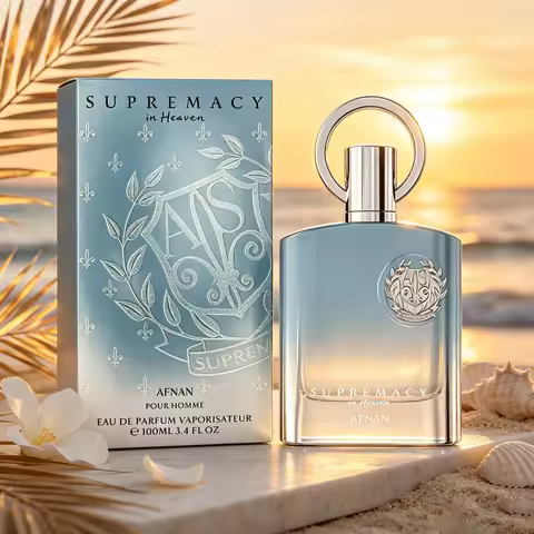 AFNAN Supremacy In Heaven Eau de Parfum 100ml Fresh Aquatic Woody Scent Long Lasting Arabian Men Per