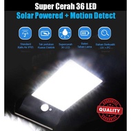 Lampu Dinding Luaran Rumah Solar 36LED