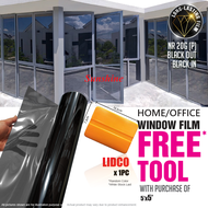 House Tinted Film / Tinted Film Rumah Black / Hitam Cerah 2ply Darkness 80% / Gelap 80% Made in USA 