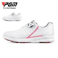 PGM รองเท้าผู้หญิงกันน้ำรองเท้ากอล์ฟ,รองเท้าผ้าใบเชือกผูกรองเท้าหัวเข็มขัดเบาระบายอากาศได้ดีกันลื่น XZ179รองเท้าวิ่ง