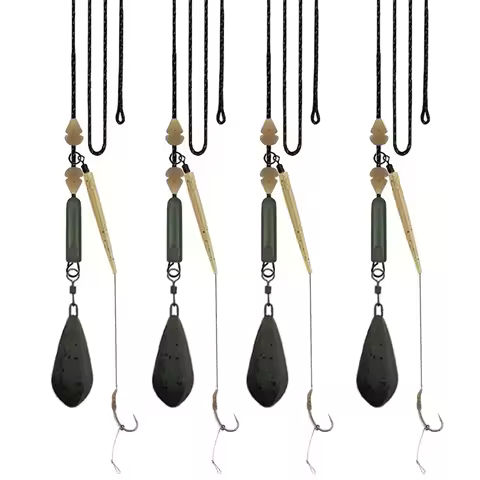 YOTO Lead Wire w/Counterweight Set (71/85/99/113/128G) w/Quick-Change Rotating Fishing Gear, Ideal f