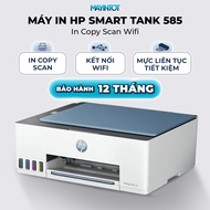 HP Smart Tank 585 Multi-Function Color Inkjet Printer with Integrated Wifi Durable and Economical Pe