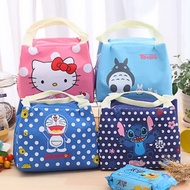 Aldawaar Beg Berpenebat Bekas Makanan Berkelah ( Cute Cartoon Thicken Cold Storage Thermal Tote Picn