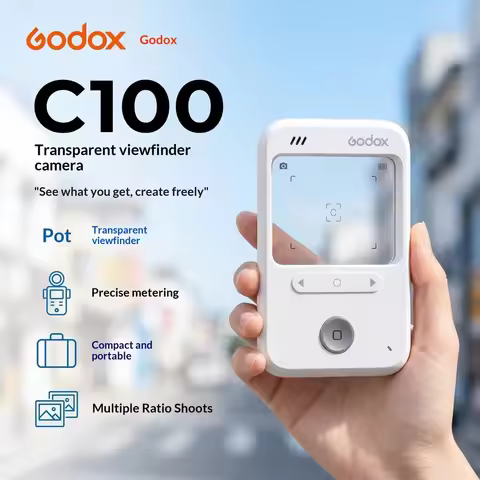Godox C100 Light Meter Transparent Display Screen Portable Vlog Photography Camera Light Meter For O