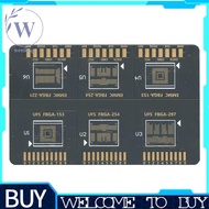 Flash 64 BGA ISP Board Flash 64 FBGA EMMC/FBGA 153 254 221 UFS/FBGA 153 254 297 Support for F64 Lite