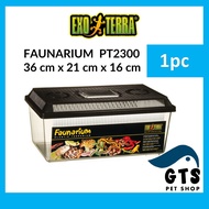 Exo Terra Faunarium Flat Home / Desert Den Medium PT2300 (Reptile Tank, reptile enclosure, gecko tan