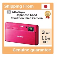 Pre-loved Sony Digital Camera CYBERSHOT TX9 (12.2 million pixels CMOS/Optical X4/Digital X8) Red DSC