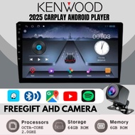[6𝐆𝐁 𝐑𝐀𝐌+64𝐆𝐁 𝐑𝐎𝐌] Kenwood 2025 Newest Android Player "9"10 inch Quad Core Car Multimedia MP5 Player