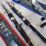 Table Travel Pro HK Premium Retractable Lure Rod - Hardness M specializes in luring snakeheads and g