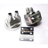 EPMAN Aluminium Oil Cooler Adapter - Relocated AN8 AN10