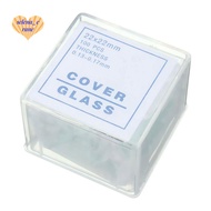100pcs Transparent Slides Coverslips Coverslides 22x22mm For Microscope