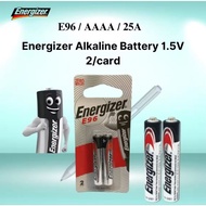 Energizer E96 Alkaline Battery 1.5v AAAA