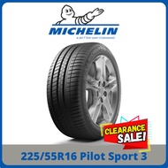 [CLEARANCE] 225/55R16 Michelin Pilot Sport 3 PS3 *Year 2015