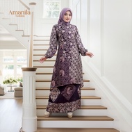 ALAZZA-Batik Dobby Silk Viscose Premium/Wanita Modern Malay Baju kurung