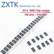 20PCS 2512 SMD chip resistor 1% ohm 100R - 910R 110R 120R 130R 150R 160R 180R 200R 220R 240R 270R 30