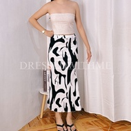 Aeriel Mermaid Skirt | Long Skirt for Women | Prive Graphic Print