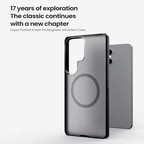 Nillkin For Samsung Galaxy S26 Ultra S24 S25 Plus S25 Edge 5G Magnetic Case Frosted Pro PC+TPU Back 