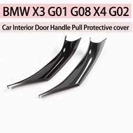 BMW X3 G01 G08 X4 G02Car Interior Door Handle Pull Protective Cover (Piano black)