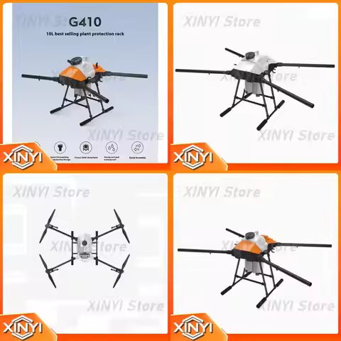 EFT G410 10kg 10L 4-Axis Light Compact Flying Drone Frame for Small Quick-Plug Spraying Plant Protec