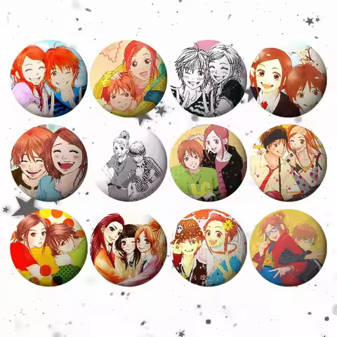 Lovely Complex Anime Badges Fashion New Hip Hop Versatile Round Metal Badge Cartoon Pin Gift Wholesa