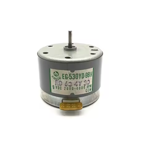 1Pcs EG-530YD-9BH Metal 530 Double Speed Reverse Motor CCW 9 VDC For Audio Cassette Tape Deck Record