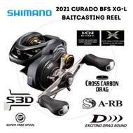 Shimano 2021 Curado BFS XG Left Handle Baitcasting Fishing Reel 1 Year Warranty with Free Gift Mesin Pancing Shimano BC