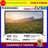 TV LED POLYTRON PLD32V1853 - 32 INCHI - DIGITAL TV POLYTRON PLD 32 V 1853 - READY