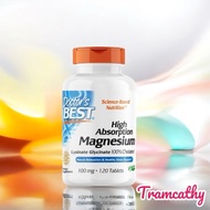Doctor's Best Magnesium High Absorption Magnesium - Magnesium supplement to support the heart, reduc