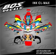 Sticker Decal Helm INK CLMAX Part 1| Decal sticker | Decal helm INK CL MAX
