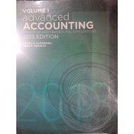 ADVANCED ACCOUNTING VOL 1 &amp; 2 BY GUERRERO (2013 EDITION)