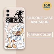 DC Case One Piece Gear 5 Oppo A15 A15s A16K A5S A7 A17 A57 A12 A11K A54 A55 A52 A92 A5 A9 2020 A37 A8 A31 A76 A36 A83 A1K DU269 Monkey D Luffy Softcase Casing Fashion Silikon Pelindung HP Macaroon Custom Printing Handphone Motif Karakter Bergambar Anime