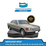 Bendix Brake Pads BENZ (W126) 280/380/420/500/560 SE /SEL /SL /SEC (1979-92) Front Disc + Rear (DB24